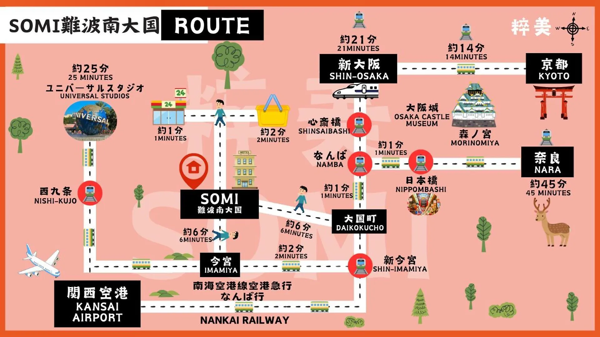 Somi大国日式民泊401 Apartment Osaka